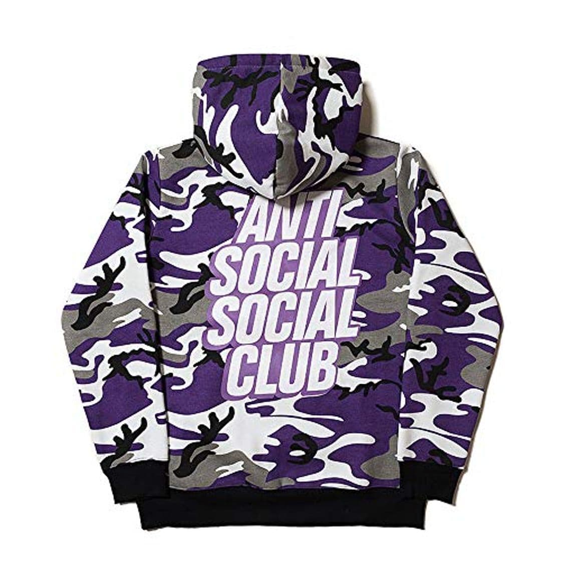 Producto QIANJIN Sudadera con Capucha ASSC Otoño E Invierno, Sudadera De Camuflaje Púrpura,