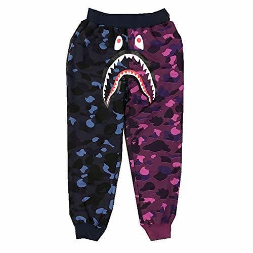 Elemento de la categoría hogar W&TT Pantalones de chándal de Patchwork de Cintura elástica para Hombre Bape