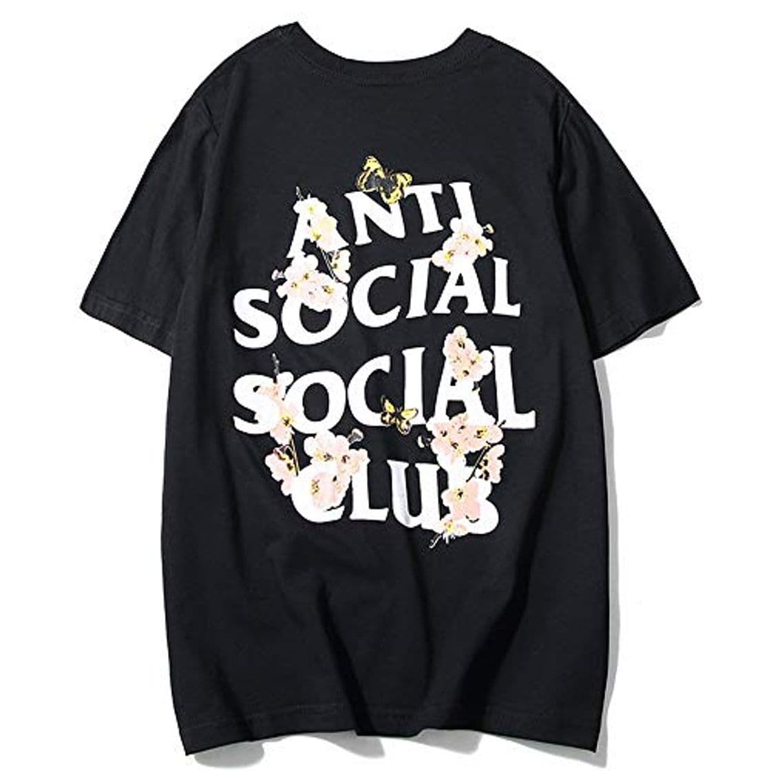 Moda Adolescentes Camiseta De La Camiseta De La Flor De Cerezo ASSC Letras