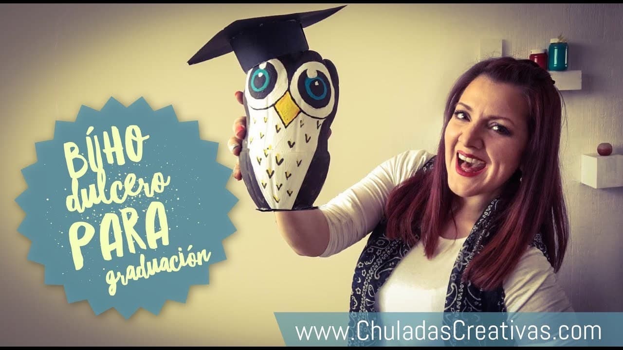 Moda Búho de toalla para graduación DIY - YouTube