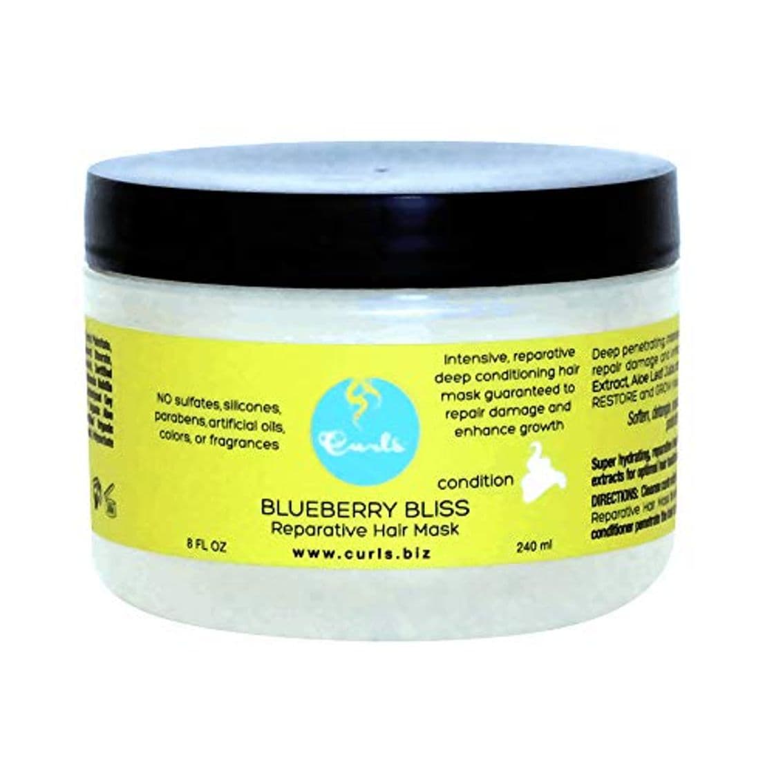 Lugar Curls Blueberry Bliss - Mascarilla reperativa para el cabello