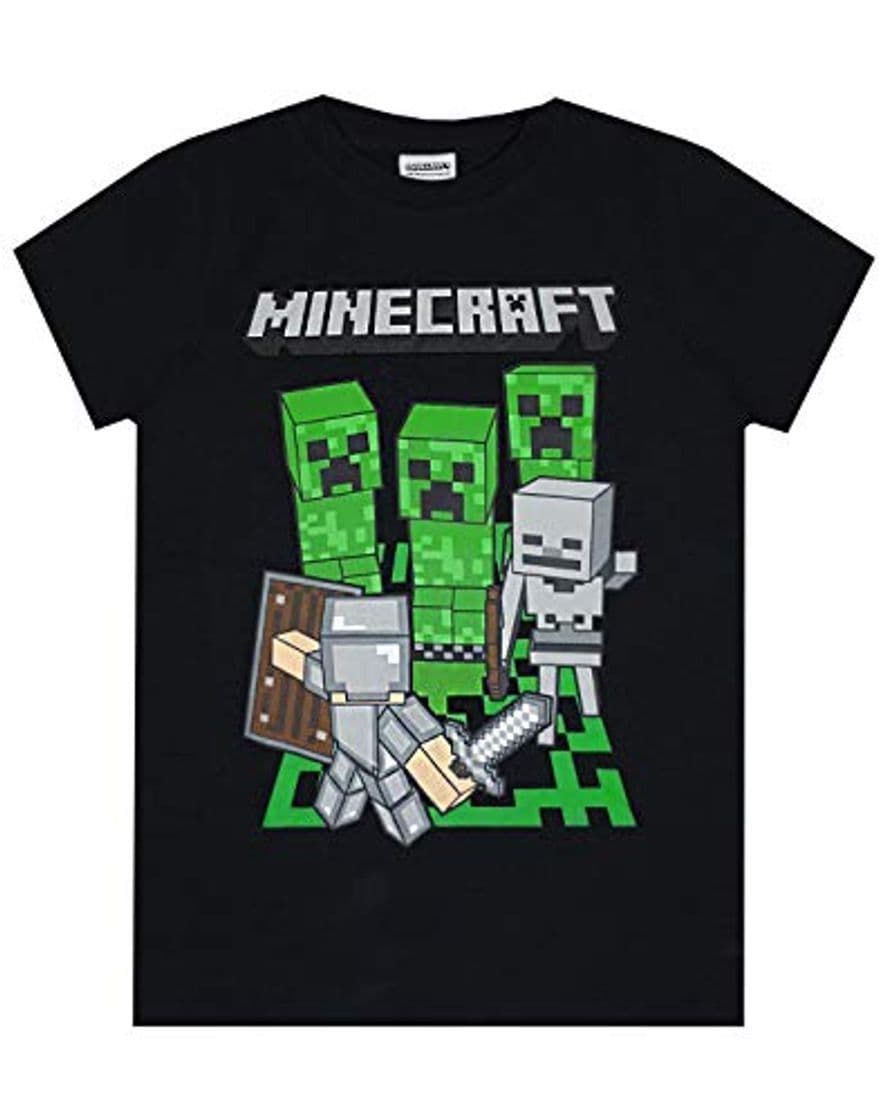 Product Minecraft - Camiseta de manga corta oficial modelo Minecraft Adventure para niños