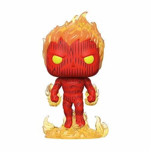 Game Funko- Pop Marvel: Fantastic Four-Human Torch Collectible Toy, Multicolor