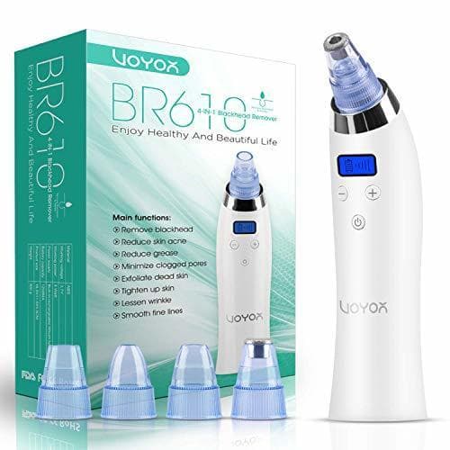 Beauty VOYOR 4-In-1 Limpiador de Poros Electrico Extractor Puntos Negros Kit Eliminador Puntos