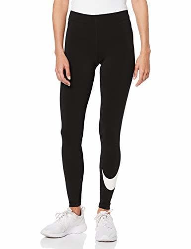 Fitness Nike Legasee Legging Swoosh Pantalones Deportivos, Mujer, Negro