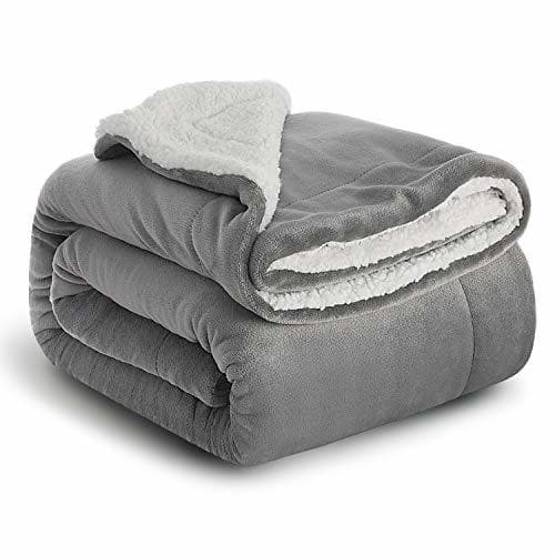 Product Bedsure Manta Reversible de Franela/Sherpa 150x200cm