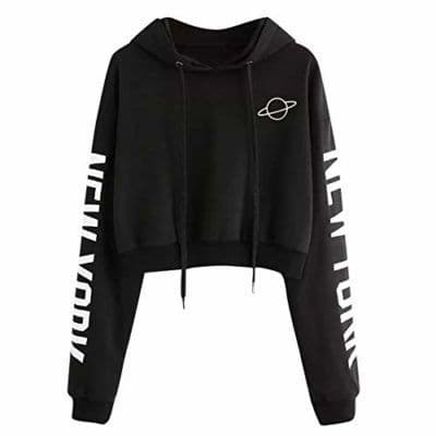 Product Sudadera Mujer Corta, K-Youth Kawaii Sudaderas Adolescentes Chicas Tumblr Sudadera con Capucha