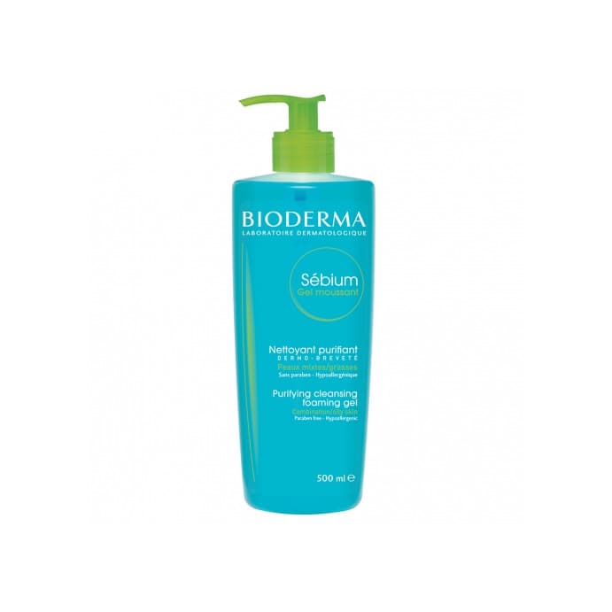 Belleza BIODERMA SEBIUM gel moussant nettoyant purifiant 500 ml