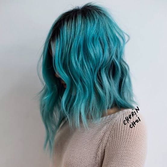 Fashion Hair color blue