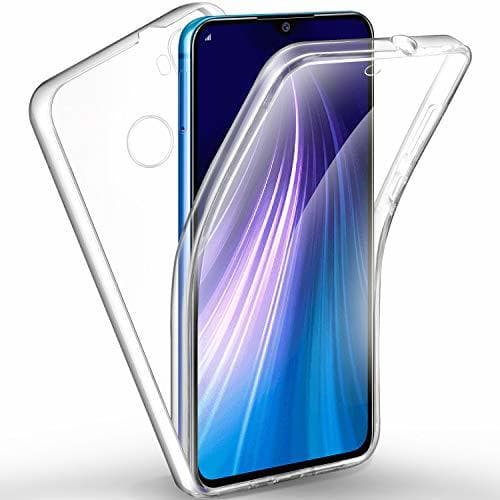 Lugar AROYI Funda Xiaomi Redmi Note 8, Ultra Slim Doble Cara Carcasa Protector