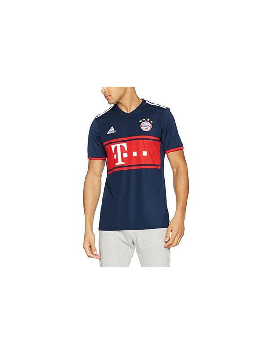 Fitness adidas FCB A JSY Camiseta 2ª Equipación Bayern Munich 2017-2018, Hombre, Azul