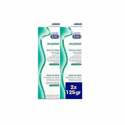 Belleza Eryplast Lutsine E45 Pasta al Agua Crema Pañal Bebé 2 x 125