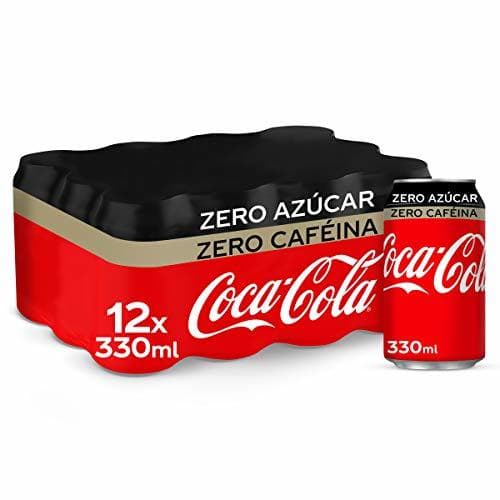 Product Coca-Cola - Zero Zero, Refresco con gas de cola, 330 ml