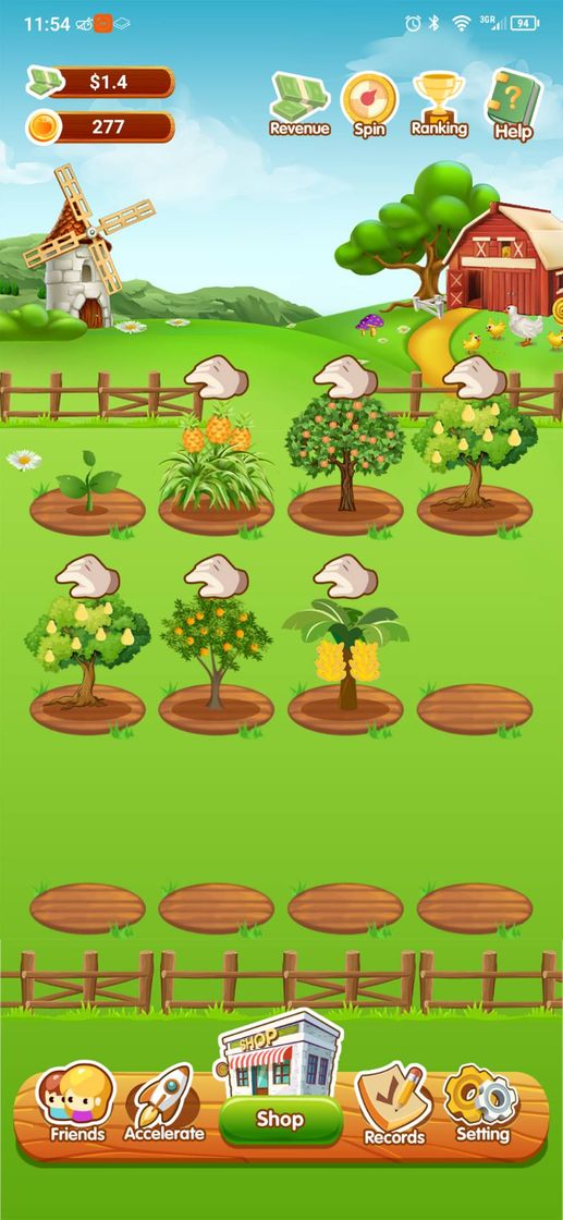 App Lucky fruit