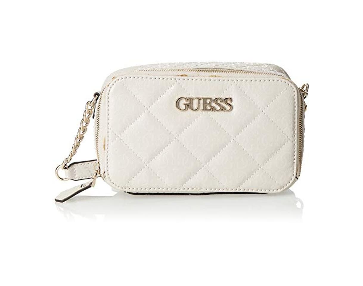 Fashion Guess - Wilona, Bolsos bandolera Mujer, Marfil