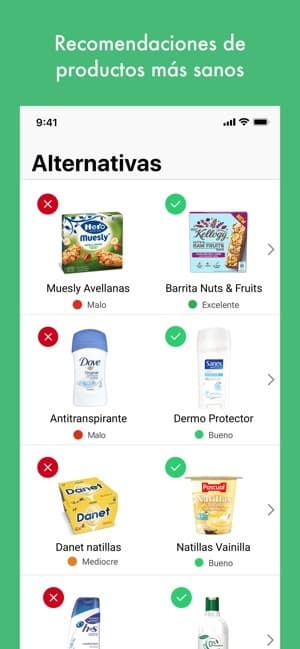 App Yuka - Análisis de productos en App Store