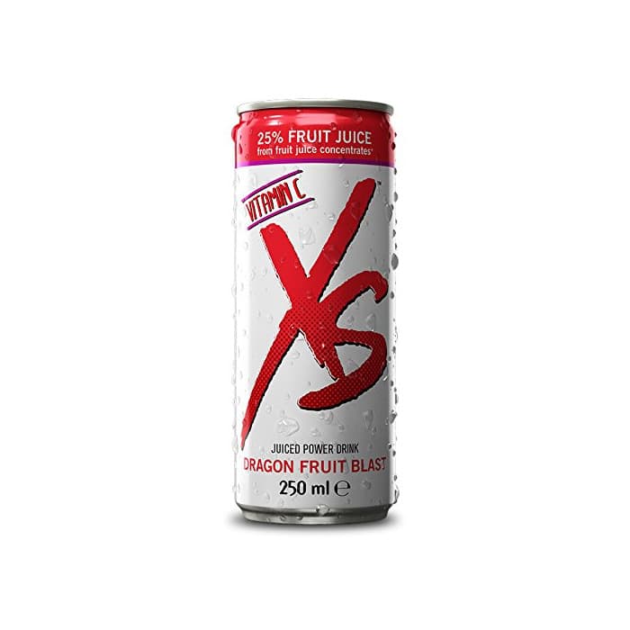 Product Amway bebida XS Juiced Power Drink Dragon Fruit Blast 1 cartón de 12 latas