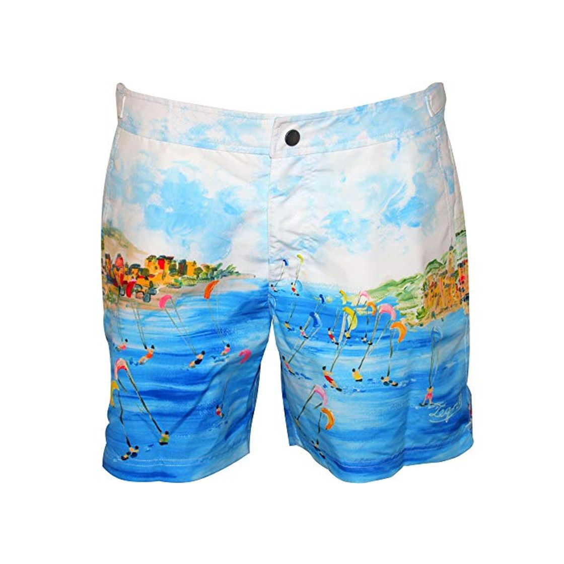 Producto Ermenegildo Zegna Lerici Seaview Print Shorts De Natación para Hombre