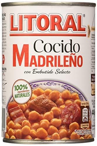 Product LITORAL Cocido Madrileño - Plato Preparado Sin Gluten - Pack de6x440 g