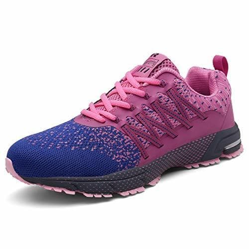 Producto SOLLOMENSI Zapatillas de Hombres Deporte Running Zapatos para Correr Gimnasio Sneakers Deportivas