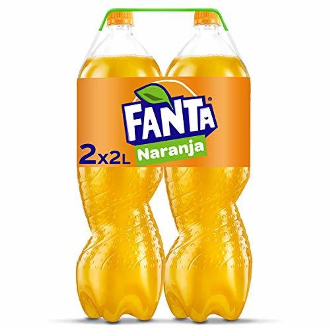 Product Fanta - Naranja, Refresco con gas, 2 l