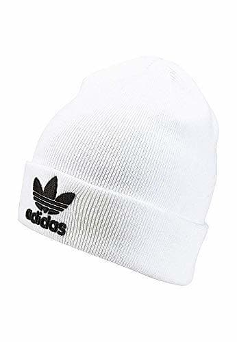 Fitness adidas Trefoil Logo Beanie Gorro, Unisex Adulto, Blanco