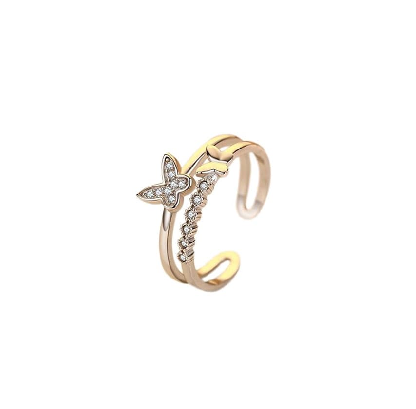 Product Cdet Preciosos Anillos de Mariposa aneis Bague Zirconia Crystal Anillo de Moda