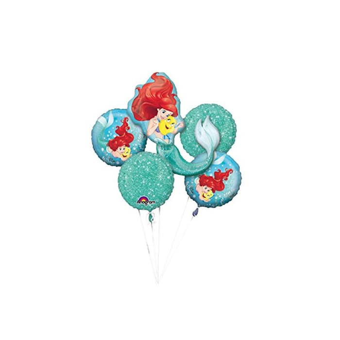 Producto Amscan International – 3393601 "Ariel Dream Big" Foil Balloon Bouquet