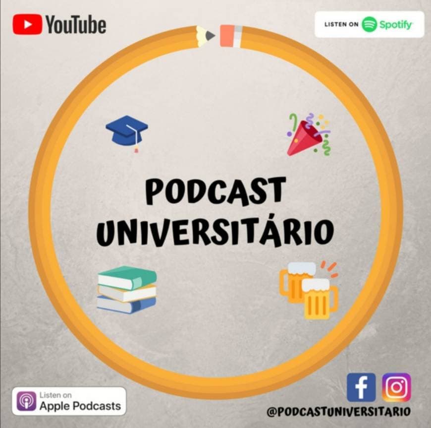 Moda Podcast universitário 