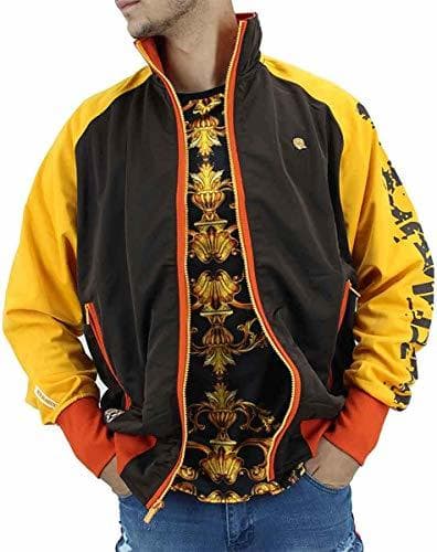 Producto Rocawear Hombre Marrón Chocolate Ligero Cremallera Chaqueta de Chándal - Marrón Chocolate