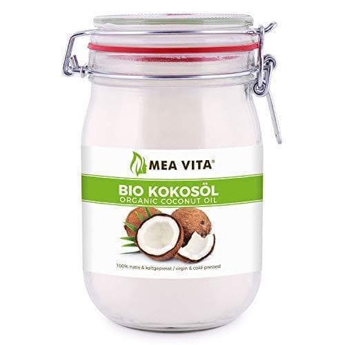 Producto Aceite puro de coco virgen extra orgánico MeaVita 1 Litre