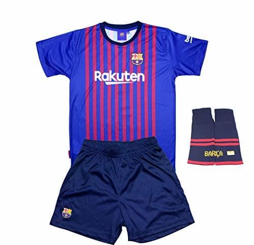 Producto FC. Barcelona Conjunto Completo Infantil Réplica Oficial Licenciado de la Primera Equipación