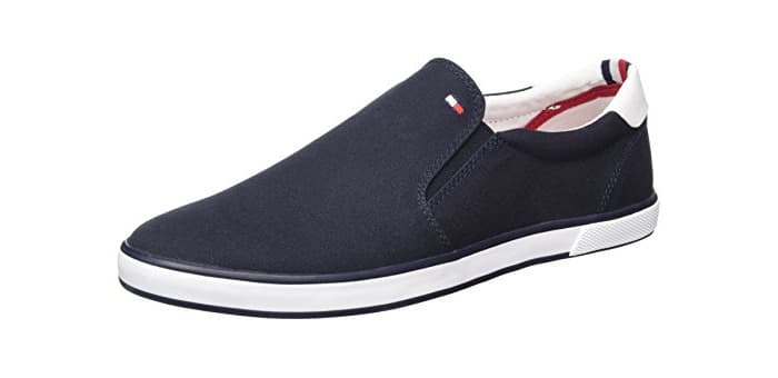 Producto Tommy Hilfiger Iconic Slip on Sneaker, Zapatillas para Hombre, Azul