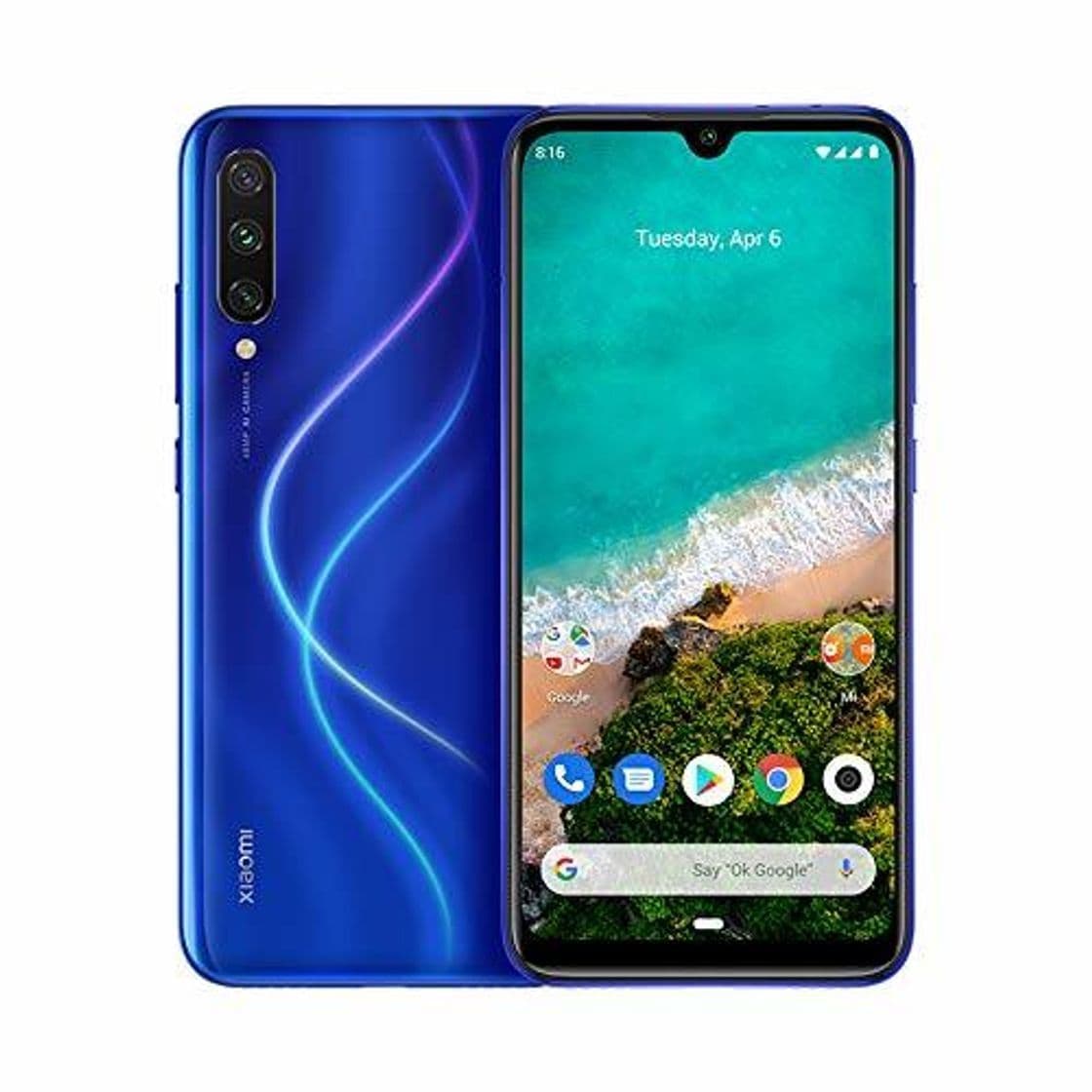 Electrónica Xiaomi Mi A3 - Android One, AMOLED de 6,088" (Cámara Frontal de