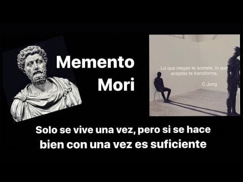 Movie El miedo a la muerte es por desperdiciar la vida // Memento 