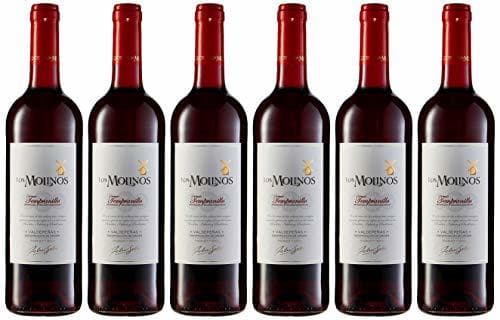 Product Los Molinos Tradición Tinto D.O. Valdepeñas Vino - Paquete de 6 x