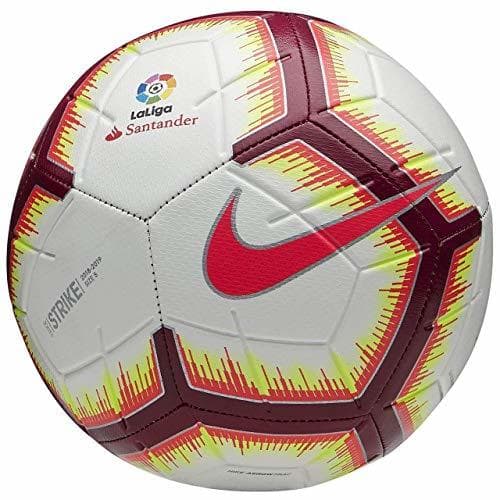 Fashion Nike La Liga Strike Football WHITE/PINK FLASH/TEAM RED/TEAM RED 18/19 SIZE 5