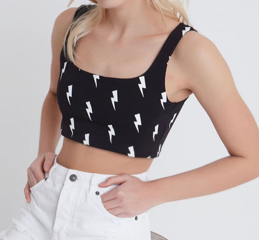 Fashion Top Crop Rayos