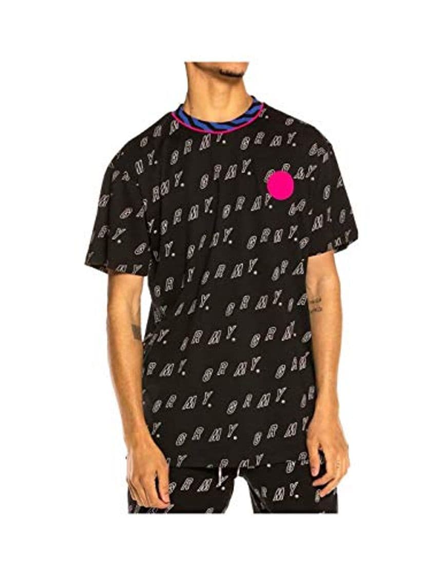 Producto GRIMEY Camiseta Urmah Dojo All Over Print tee SS20 Black