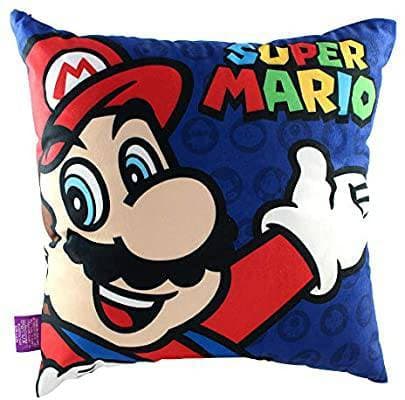 Product Almofada Fibra Veludo 40x40cm Super Mario Vermelho

