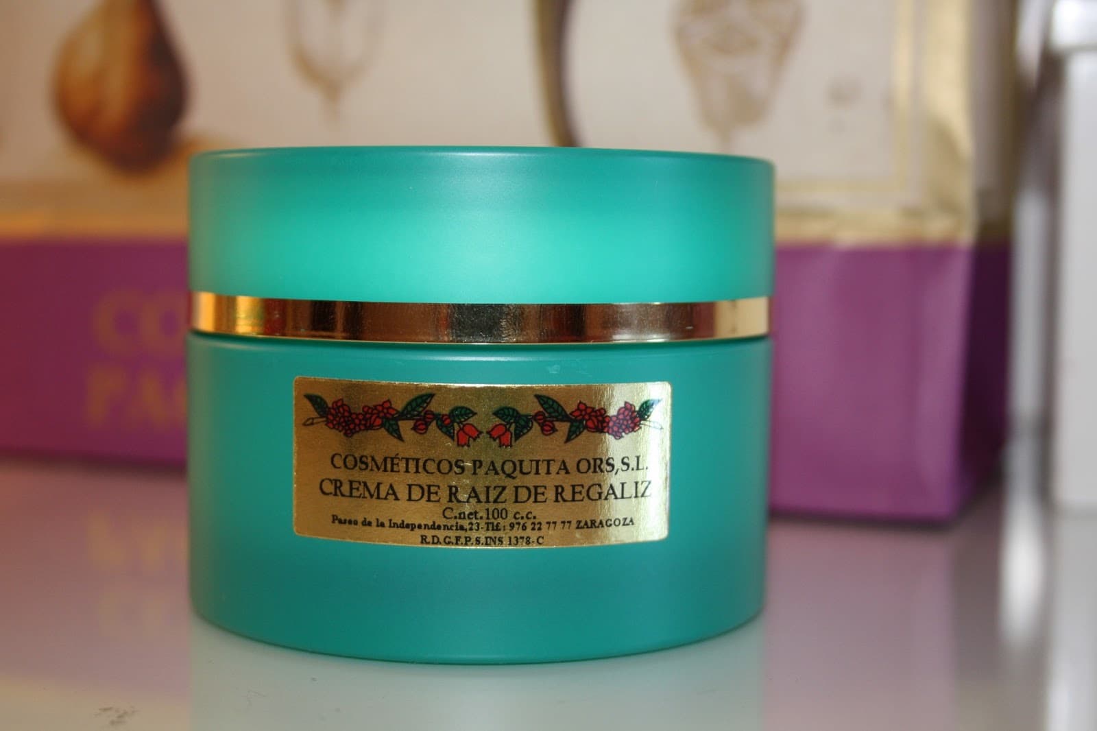 Producto Crema de regaliz