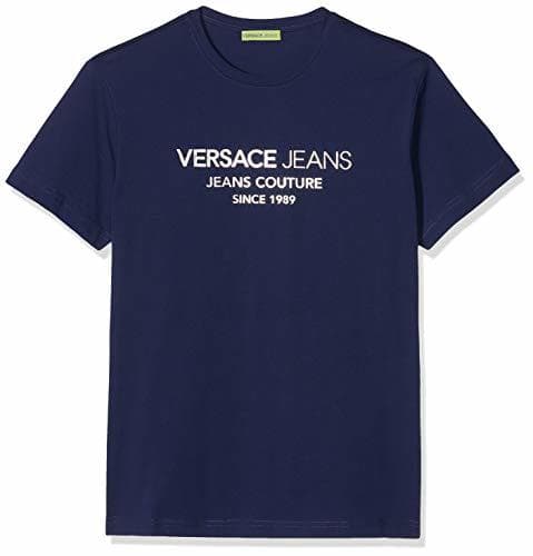 Producto Versace Jeans Couture Man T-Shirt Camiseta de Tirantes, Azul