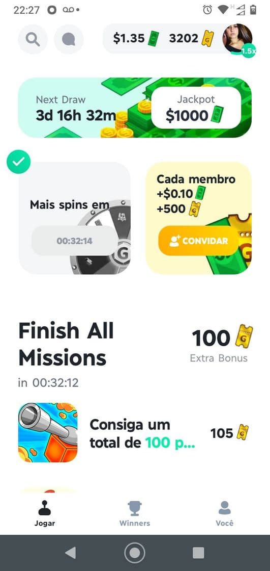 App Gamee Ganhe dinheiro jogando