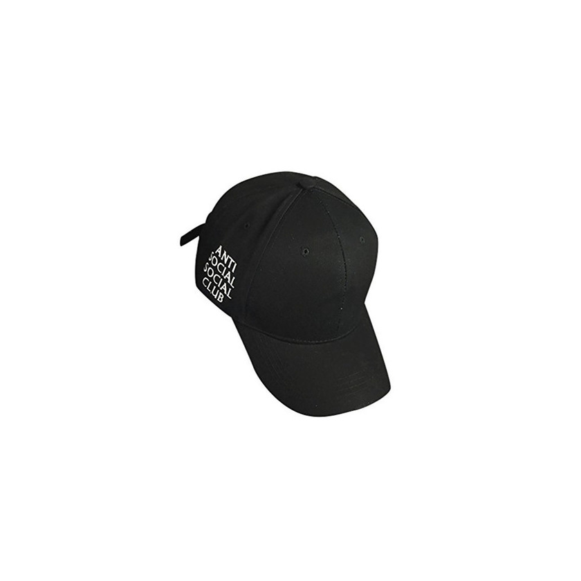 Fashion MissFox Unisex Casual Motocicleta Gorra De Béisbol Deporte Sombrero De Sol Negro