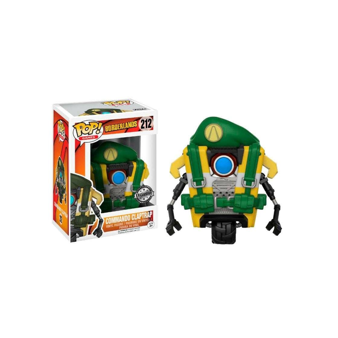 Producto Figura Pop Borderlands Commando Claptrap Exclusive