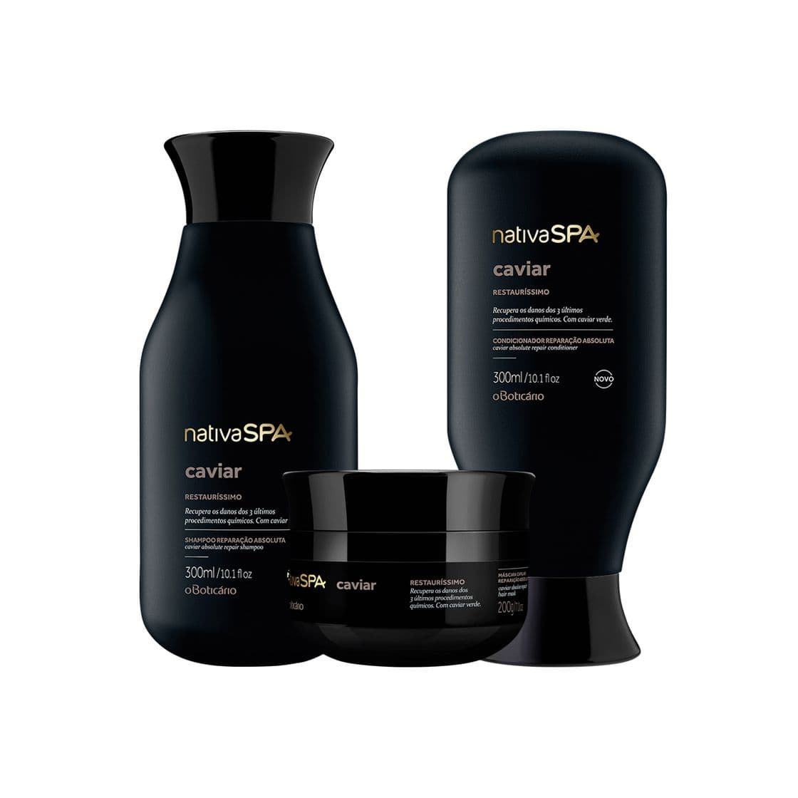 Product Combo Nativa SPA Caviar Cabelos com Máscara Capilar