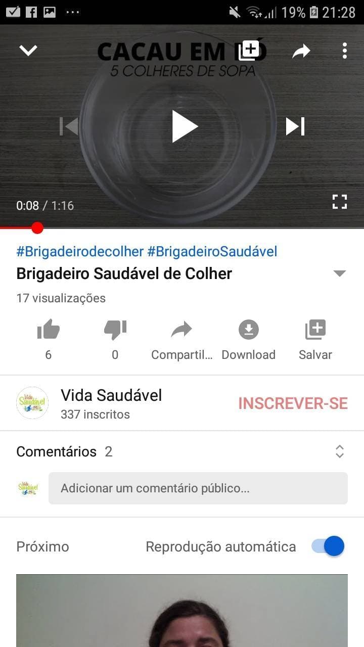 Fashion Brigadeiro Saudável de Colher 