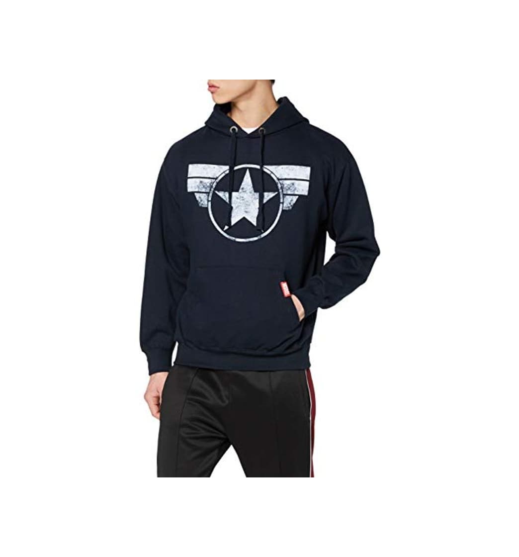 Product Marvel Captain America-Cap Logo Capucha, Azul