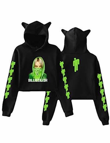 Moda Sudadera Billie Eilish Niña, Sudadera Billie Eilish con Capucha Mujer Billie Eilish