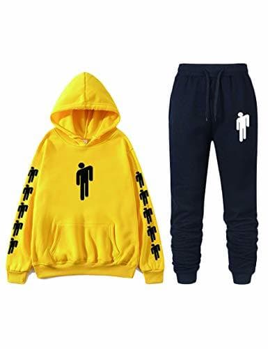 Producto Conjunto Mujer Tops Y Pantalones Billie Eilish, Conjunto Deportivo Sudaderas Y Pantalones